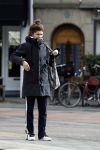 Amsterdam 1 maart 2017 
Fockeline Ouwerkerk aan het shoppen met stylist Tommie Driessen