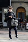 Amsterdam 1 maart 2017 
Fockeline Ouwerkerk aan het shoppen met stylist Tommie Driessen