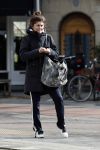 Amsterdam 1 maart 2017 
Fockeline Ouwerkerk aan het shoppen met stylist Tommie Driessen