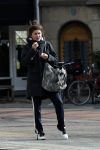 Amsterdam 1 maart 2017 
Fockeline Ouwerkerk aan het shoppen met stylist Tommie Driessen