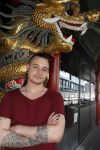 Amsterdam 30 maart 2017
Presentatie Peking express in drijvend chinees restaurant met Rik v d Westelaken als presentator. deelnemer Frank