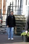 Amsterdam 24 maart 2017 
Frank sanders geniet van het zonnetje op straat