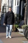 Amsterdam 24 maart 2017 
Frank sanders geniet van het zonnetje op straat