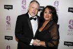 Hilversum 6 maart 2017
Uitreiking Buma awards in studio 21. George Baker en partner Blanche
