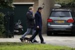 Amsterdam 4 maart 2017 
Advocaat Gerard Spong en zijn vriend mte hond en zijn Rolls Royce