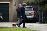 Amsterdam 4 maart 2017 
Advocaat Gerard Spong en zijn vriend mte hond en zijn Rolls Royce