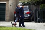 Amsterdam 4 maart 2017 
Advocaat Gerard Spong en zijn vriend mte hond en zijn Rolls Royce
