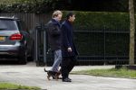 Amsterdam 4 maart 2017 
Advocaat Gerard Spong en zijn vriend mte hond en zijn Rolls Royce