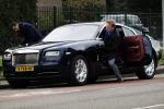 Amsterdam 4 maart 2017 
Advocaat Gerard Spong en zijn vriend mte hond en zijn Rolls Royce
