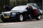 Amsterdam 4 maart 2017 
Advocaat Gerard Spong en zijn vriend mte hond en zijn Rolls Royce