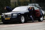 Amsterdam 4 maart 2017 
Advocaat Gerard Spong en zijn vriend mte hond en zijn Rolls Royce