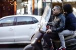 Amsterdam 25 maart 2017
Hans Kesting met (een) vriend op scooter.