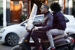 Amsterdam 25 maart 2017
Hans Kesting met (een) vriend op scooter.