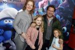 Amsterdam 18 maart 2017 
premiere Smurfen in  Pathe Arena. Hilke Bierman en Tijs v Aken