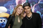 Amsterdam 18 maart 2017 
premiere Smurfen in  Pathe Arena. Jeronimo DaSilva en Lente Voorhoeve