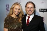 Hilversum 6 maart 2017
Uitreiking Buma awards in studio 21. Kelly Weekers met John Ewbank