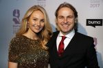 Hilversum 6 maart 2017
Uitreiking Buma awards in studio 21. Kelly Weekers met John Ewbank