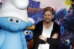 Amsterdam 18 maart 2017 
premiere Smurfen in  Pathe Arena. Johnny de Mol Pip Pellens en Kees Tol