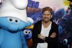 Amsterdam 18 maart 2017 
premiere Smurfen in  Pathe Arena. Johnny de Mol Pip Pellens en Kees Tol