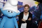 Amsterdam 18 maart 2017 
premiere Smurfen in  Pathe Arena. Johnny de Mol Pip Pellens en Kees Tol