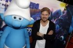 Amsterdam 18 maart 2017 
premiere Smurfen in  Pathe Arena. Johnny de Mol Pip Pellens en Kees Tol