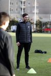 Amsterdam 7 maart 2017
Justin Swart als trainer bij de jeugd van AFC