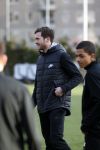 Amsterdam 7 maart 2017
Justin Swart als trainer bij de jeugd van AFC