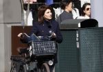 Amsterdam 23 maart 2017  
Kim v Kooten op de fiets in amsterdam zuid