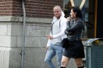 Amsterdam 19 maart 2017 
Koen Verweij met (een) vriendin op straat in Amsterdam zuid.