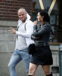 Amsterdam 19 maart 2017 
Koen Verweij met (een) vriendin op straat in Amsterdam zuid.