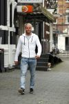 Amsterdam 19 maart 2017 
Koen Verweij met (een) vriendin op straat in Amsterdam zuid.