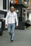 Amsterdam 19 maart 2017 
Koen Verweij met (een) vriendin op straat in Amsterdam zuid.