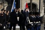 Amsterdam, 27 Maart 2017
Koning Willem Alexander Koningin Maxima Juliana Awada en President Mauricio Macri van Argentinie