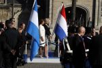 Amsterdam, 27 Maart 2017
Koning Willem Alexander Koningin Maxima Juliana Awada en President Mauricio Macri van Argentinie