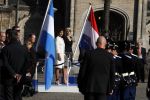 Amsterdam, 27 Maart 2017
Koning Willem Alexander Koningin Maxima Juliana Awada en President Mauricio Macri van Argentinie