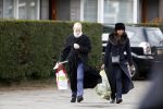 Amsterdam 19 maart 2017
Laetitia Griffith met haar man op straat in Amsterdam zuid.