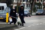 Amsterdam 19 maart 2017
Laetitia Griffith met haar man op straat in Amsterdam zuid.