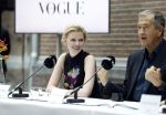 Amsterdam 8 maart 2017
Voque 5 jaar. Op de cover staan Doutzen Kroes en Lara Stone. Mario Testino is de fotograaf . Hoofdredaktrice Karin Swerink is ook aanwezig in het conservatorium hotel.