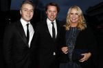 Hilversum 6 maart 2017
Uitreiking Buma awards in studio 21. Linda de Mol met Jeroen Rietbergen en zoon Julian Vahle