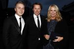 Hilversum 6 maart 2017
Uitreiking Buma awards in studio 21. Linda de Mol met Jeroen Rietbergen en zoon Julian Vahle