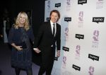 Hilversum 6 maart 2017
Uitreiking Buma awards in studio 21. Linda de Mol met Jeroen Rietbergen en zoon Julian Vahle