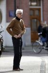 Amsterdam 13 maart 2017  
Manfred de Graaf  op straat in amsterdam zuid