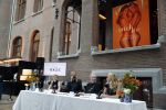 Amsterdam 8 maart 2017
Voque 5 jaar. Op de cover staan Doutzen Kroes en Lara Stone. Mario Testino is de fotograaf . Hoofdredaktrice Karin Swerink is ook aanwezig in het conservatorium hotel.