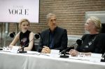 Amsterdam 8 maart 2017
Voque 5 jaar. Op de cover staan Doutzen Kroes en Lara Stone. Mario Testino is de fotograaf . Hoofdredaktrice Karin Swerink is ook aanwezig in het conservatorium hotel.