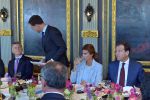 Den Haag Amsterdam 27- 30 maart 2017
Koning Willem Alexander en Koningin Maxima ontvangen de president van Argentinie Mauricio Macri en zijn vrouw Juliana Awada. Mark Rutte