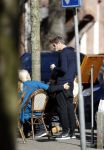 Amsterdam 15 maart 2017  
Mark v d Loo en zijn moeder en zoon eten ijsje.