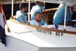 Amsterdam 28 maart 2017 
Het Nederlands elftal gaat varen door de grachten van Amsterdam. oa Arjen Robben Wesley Sneijder Matthijs v d Ligt Daley Blind Frans Hoek Fred Grim Luuk de Jong Jeroen Zoet ea