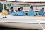 Amsterdam 28 maart 2017 
Het Nederlands elftal gaat varen door de grachten van Amsterdam. oa Arjen Robben Wesley Sneijder Matthijs v d Ligt Daley Blind Frans Hoek Fred Grim Luuk de Jong Jeroen Zoet ea