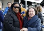 Biddinghuizen 5 maart 2017
De hollandse 100 op de ijsbaan in Biddinghuizen georganiseerd door Prins Bernhard. Patrick Kluivert met Rossana Kluivert Shane Nino en Demi