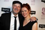 Hilversum 6 maart 2017
Uitreiking Buma awards in studio 21. Blof met hun dames. Paskal jacobsen Norman Bonink Peter Slager en Bas Kennis met hun vrouwen